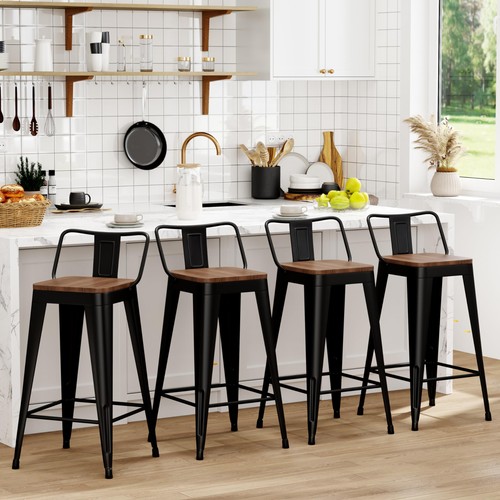 Metal bar stools set - set, of
